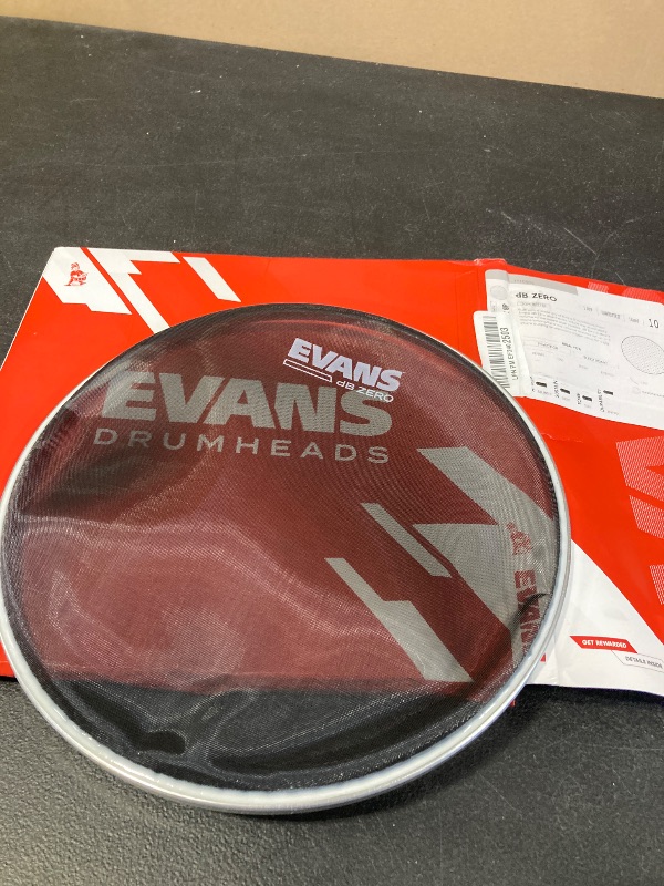 Photo 1 of Evans dB Zero Drum Heads - Featuring Single Ply ShockWeave Mesh - Low Volume Drumhead - Drumhead, 10 Inch