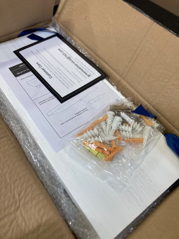 Photo 1 of 3 Packs Floating Shelves for Room Wall Accent Mounted Bookshelf Storage Bathroom Bedroom Living Room Hanging Kitchen Display Office Plant Book Gaming Dorm Decor Bath Cute Shelf Decore Decir White Wood