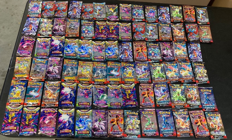Photo 1 of NO RETURNS- FINAL SALE- POKEMON CARDS DIFFERENT VARIETY 80 PACKS- READ CLERK NOTES FOR MORE DETAILS...
