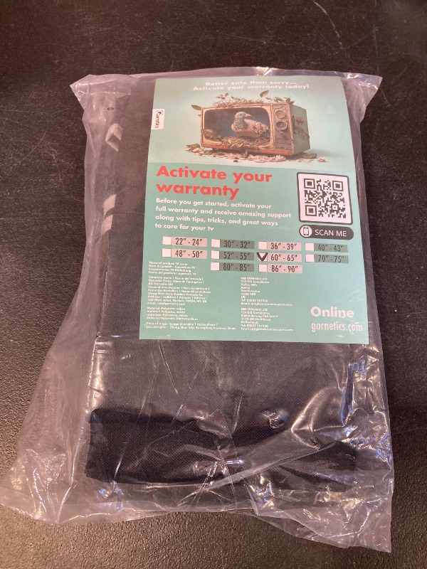 Photo 1 of Outdoor TV Cover 65 Inch Waterproof and Weatherproof | TV Covers for Outside | Outdoor TV Enclosure | Smart Shield TV Screen Protector for Outside TV | Cover for Moving | TV Display Protectors