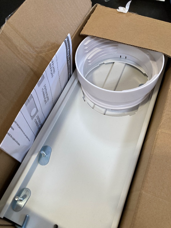 Photo 1 of JEACENT Portable Air Conditioner Sliding Door AC Vent Kit, Universal Adjustable PVC Balcony Seal Kit Plates Up to 90 Inches, for 5.1" and 5.9" Diameter Portable AC Exhaust Hose