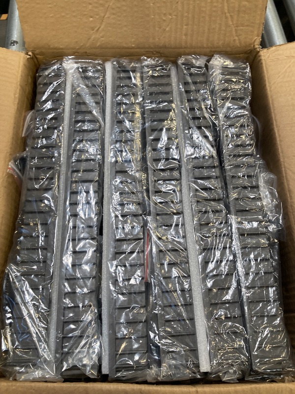 Photo 1 of 6 Pack 120W LED Black Lights, Blacklight Bar Light Up to 5000ft² Area with Switch+Plug+6ft Cable, Glow Party Light Supply for Halloween, Fluorescent Poster, Body Paint, Birthday, Bedroom, Classroom