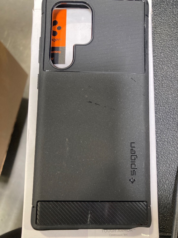 Photo 1 of Spigen Tough Armor [Extreme Protection Tech] Designed for Galaxy A52 Case (2021) / Designed for Galaxy A52 5G / Designed for Galaxy A52s 5G Case (2021) - Black