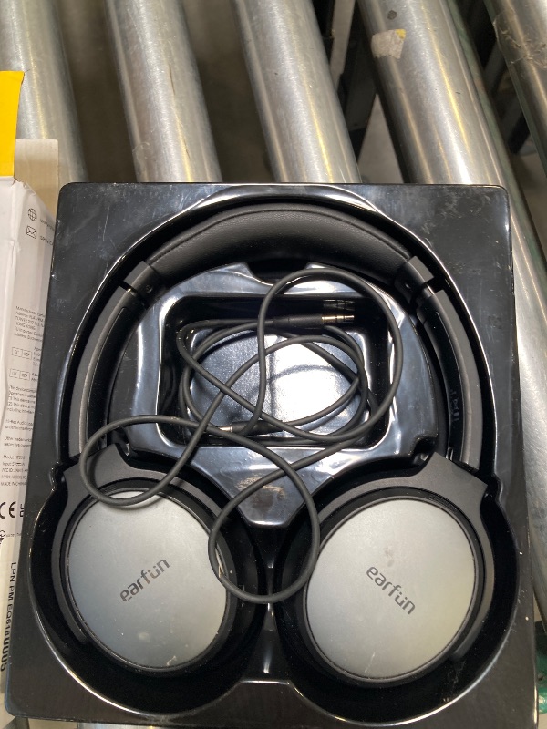 Photo 1 of EarFun Tune Pro Active Noise Canceling Headphones, Wireless Bluetooth Headphones with 5 Mics, 120H Playtime, Bluetooth 5.4, Hi-Res Audio, Multipoint Connection, Custom EQ via App, Comfortable Fit