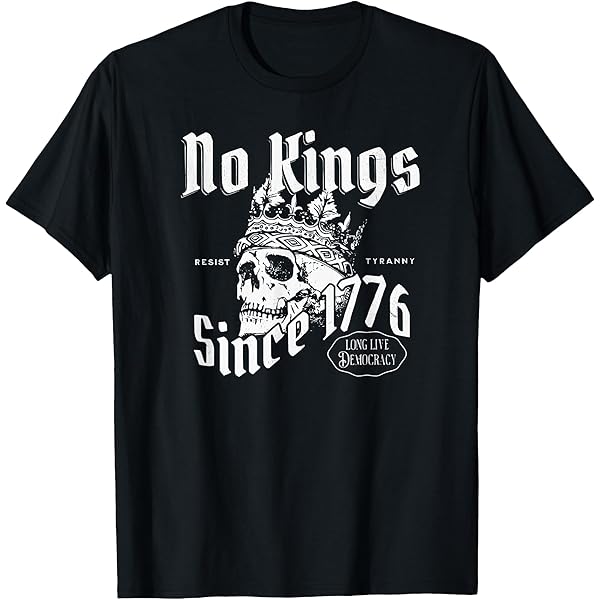 Photo 1 of No Kings Since 1776 Skull T-Shirt XL