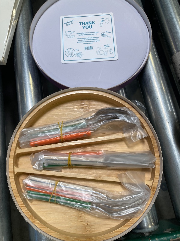 Photo 1 of APLAINR Kids Silverware Set, Stainless Steel Toddler Silverware with Bamboo Organizer, Montessori Kids Utensils, 10 Piece Cutlery Set with Forks, Spoons & Knives, Children Safe Metal Flatware