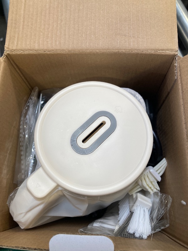 Photo 1 of Upgraded 20OZ Nut Milk Maker Machine - Multi-Functional Automatic Almond with 10 Blades, Plant-Based, Oat, Soy, and Dairy Free Beverages 12 Hours Timer/Auto-clean/Room Temp/Keep Warm/Boil, White