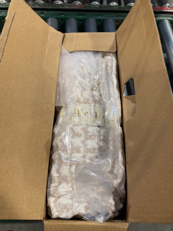 Photo 1 of Amélie Home Chenille Waffle Throw Blanket for Couch, Reversible Pineapple Stitch Knit Soft Cozy Knit Blanket Lightweight Warm Decorative Throw for Sofa, Bed, Living Room, 50"x60", Beige&Ivory