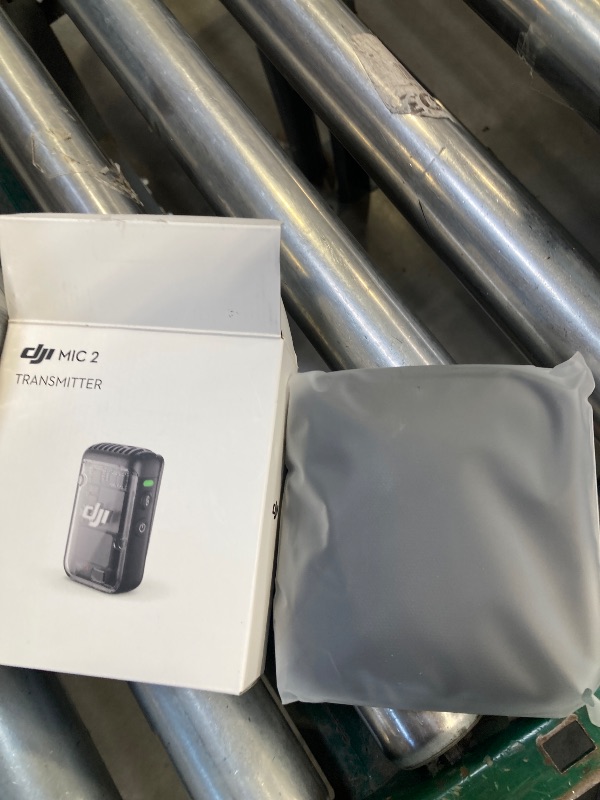 Photo 1 of DJI Mic 2 Transmitter (Shadow Black), Wireless Microphone with Intelligent Noise Cancelling, 14-Hour Internal Recording, 6-Hour Battery, Magnetic Attachment, Bluetooth Microphone, YouTube, Vlogs