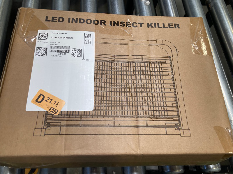 Photo 1 of LiBa LED Indoor Bug Zapper, Electric Mosquito Killer Fly Zapper with Dual UV Wavelength Attraction, High Voltage Fly Trap Mosquito Trap Over 10-Year Lifespan LED Bulbs Light, Safe for Kids/Pets