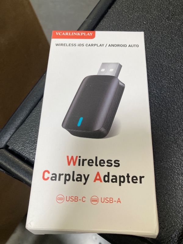 Photo 1 of 2 in 1 Wireless Carplay Adapter, Plug & Play Magic link Carplay Stable Fast Connection, Convert Factory Wired to Wireless Carplay Dongle/Android Auto Adapter for Cars 2016+, iPhone iOS 10+/Android 11+