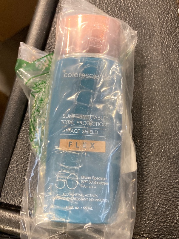 Photo 1 of Colorescience 50 to 70 SPF Total Protection Face Shield Flex SPF 50, Zinc Oxide Formula, Tan, 1.8 fl. oz.