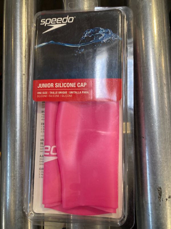Photo 1 of Speedo Unisex-Child Swim Cap Silicone Junior