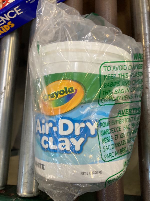 Photo 1 of Crayola Air Dry Clay (5lbs), Natural White Modeling Clay for Kids, Sculpting Material, Bulk Craft Supplies, Teacher Classroom Must Haves for School