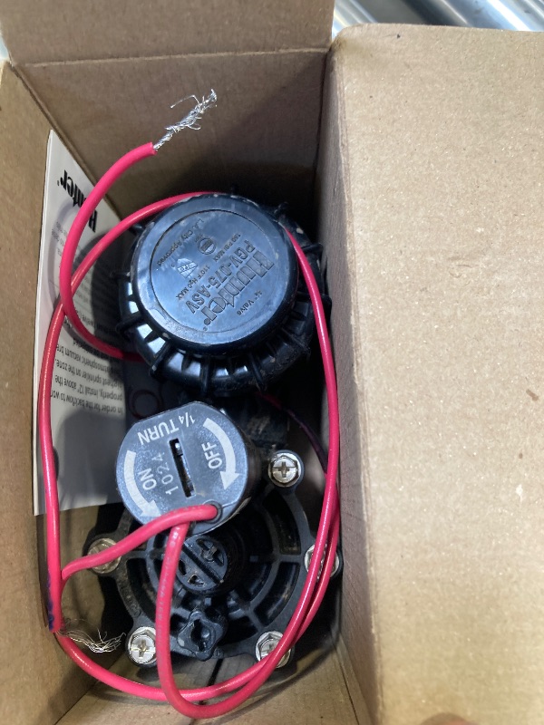 Photo 1 of Hunter PGV-ASV 3/4" Anti-Siphon Irrigation Valve with Flow Control, Reinforced Nylon Bonnet, Leak-Free Diaphragm, 3/4" FPT, DC Solenoid Compatible, Professional Grade Sprinkler Valve