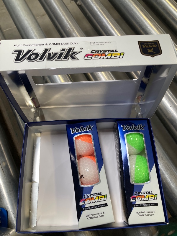 Photo 1 of Volvik Crystal Combi Golf Balls (One Dozen)