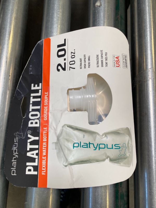 Photo 1 of Platypus Platy 2-Liter Ultralight Collapsible Backpacking Water Bottle