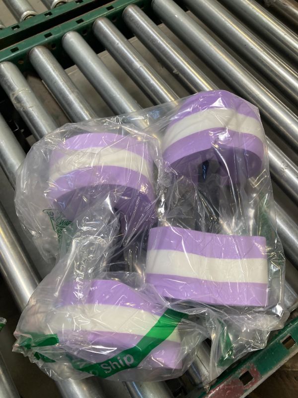 Photo 1 of Trademark Innovations Lightweight Aquatic Exercise Dumbells - Set of 2 Foam - For Water Aerobics (Purple)