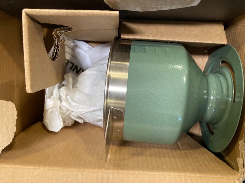 Photo 1 of Stanley Perfect Brew Pour Over Set | 12 oz Camp Mug with Lid Included | Drip Coffee Maker with Reusable Filter | Insulated Stainless Steel | BPA-Free | Hammertone Green