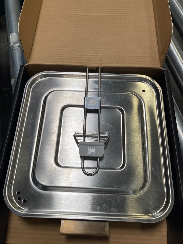 Photo 1 of Stanley Wildfare Pro 5-Piece Stainless Steel Square Pan Cook Set | 10 in Fry Pan with Fold & Lock Handle | Cutting Board and Spatula | Camping Essentials for Your Camp Kitchen | BPA-Free