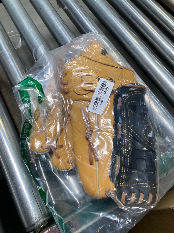 Photo 1 of Franklin Sports Baseball and Softball Glove - Field Master - Baseball and Softball Mitt Tan, 12"