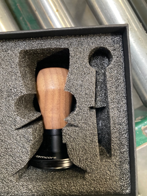 Photo 1 of Normcore 58mm Espresso Coffee Tamper V4 - Spring Loaded Tamper With Titanium PVD Coating Flat Base -15lb / 25lb / 30lbs Replacement Springs, Genuine American Walnut Handle