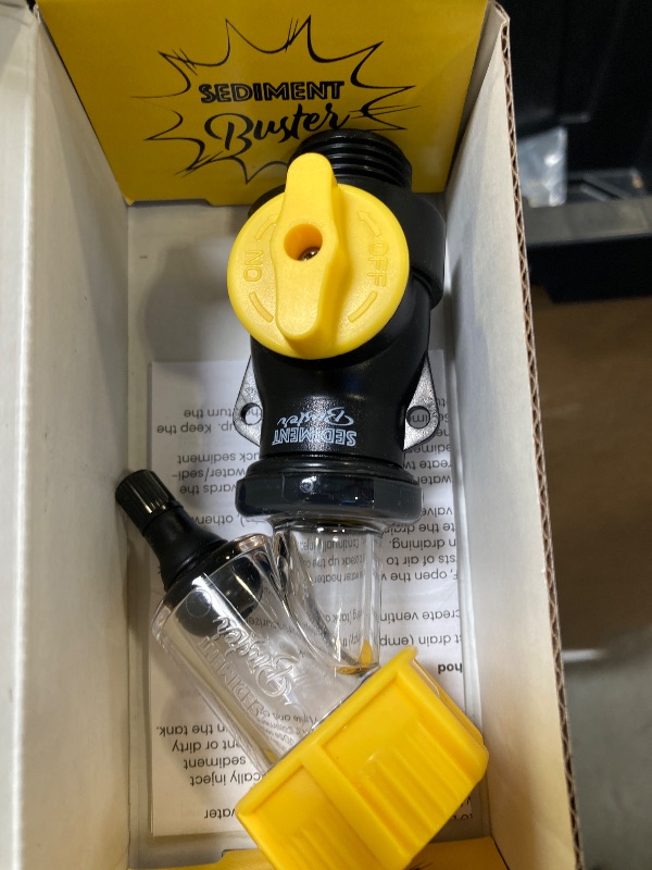 Photo 1 of Sediment Buster - Water Heater Tool UL Verified V699054 – Flushes, Cleans, Drains, Breaks Up Sediment Clogs from Electric or Gas Water Heaters – Easy to Use