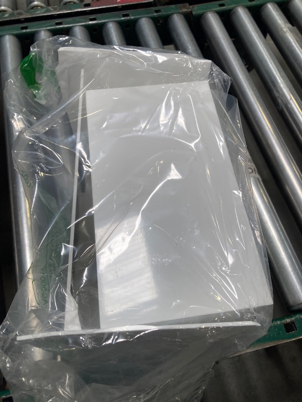 Photo 1 of 6Pcs Acrylic Risers for Display,White Acrylic Cube Box Dessert Display Stand with Hollow Bottoms 6 Different Size Acrylic Product Display Risers for Party Decor (White(5'' x 6'' x7'' x 8'' x 9'' x