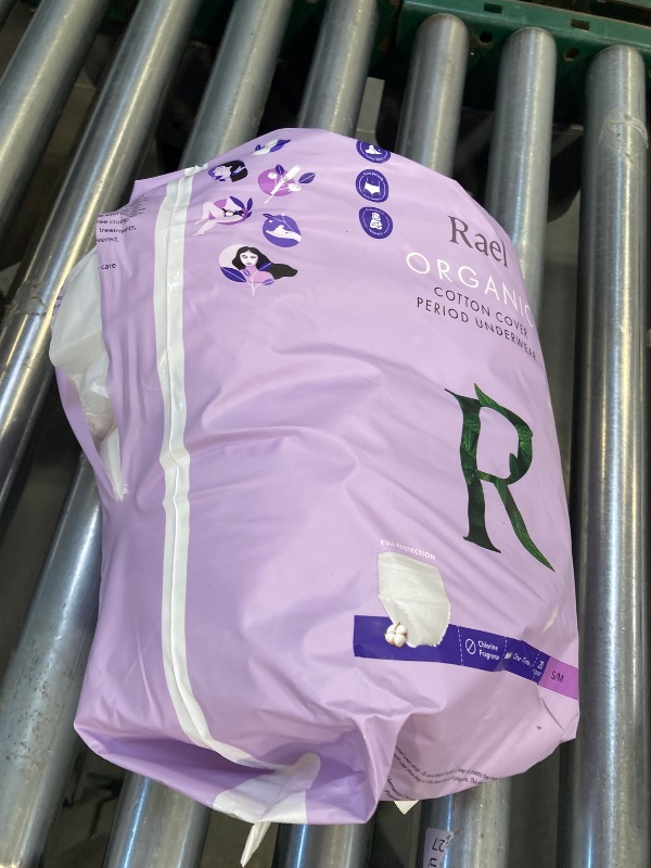 Photo 1 of Rael Disposable Underwear for Women, Organic Cotton Cover - Postpartum Essentials, Leak Locker, Unscented, Maximum Coverage (Size S-M, 20 Count)