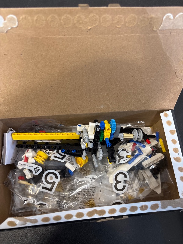 Photo 1 of LEGO Technic Bush Plane Toy - Buildable Airplane Toy for Kids, Boys and Girls, Ages 8+ - Model Airplane Gift with Spinning Propeller, 4-Cylinder Piston Engine, and More - 42198