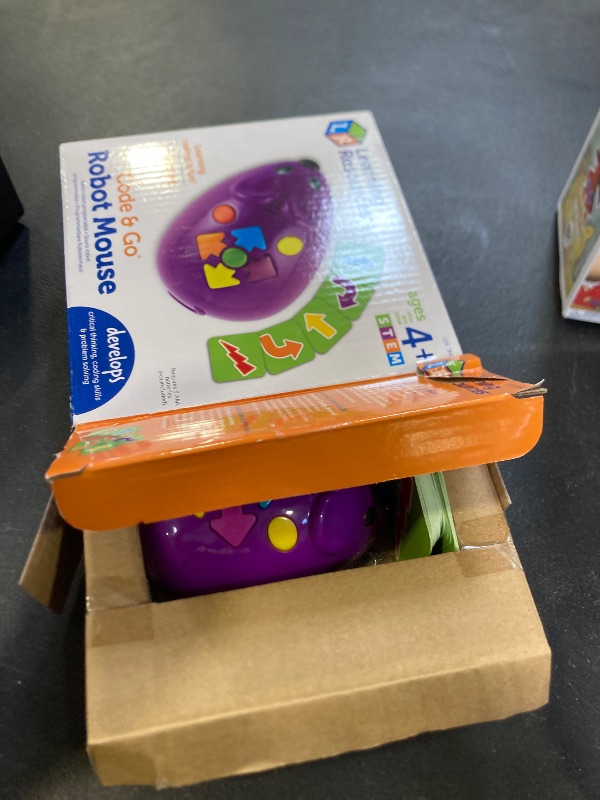 Photo 1 of Learning Resources Code & Go Robot Mouse - 31 Pieces, Ages 4+, Coding STEM Toys, Screen-Free Coding Toys for Kids
