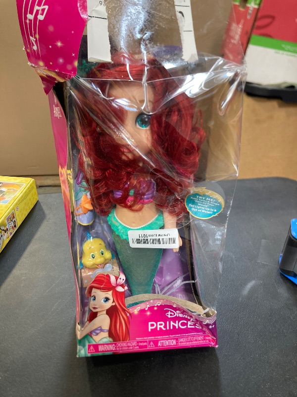 Photo 1 of Disney Princess Ariel & Flounder - Singing Doll Ariel Sings Part of Your World - Tail Lights Up in & Out of Water