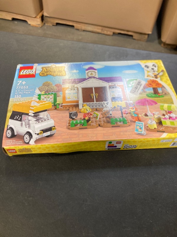 Photo 1 of LEGO Animal Crossing K.K.’s Concert in The Plaza Building Toys Set - Animal Crossing Toy Figures & Playsets for Kids, Girls & Boys, Ages 7+ - Pretend Play Birthday Gift - 77052