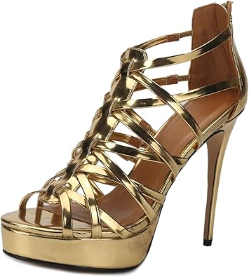 Photo 1 of MAIERNISI JESSI Unisex Men's Women's Sandals Platform Stappy Stiletto High Heel 9.5
