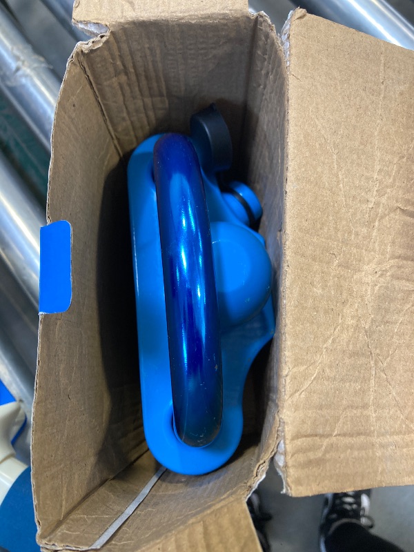 Photo 1 of RETRUE Universal Coupler Lock Trailer Locks Ball Hitch Trailer Hitch Lock Adjustable Security Heavy-Duty Steel Fits 1-7/8 Inch, 2 Inch, 2-5/16 Inch Couplers Blue & Blue