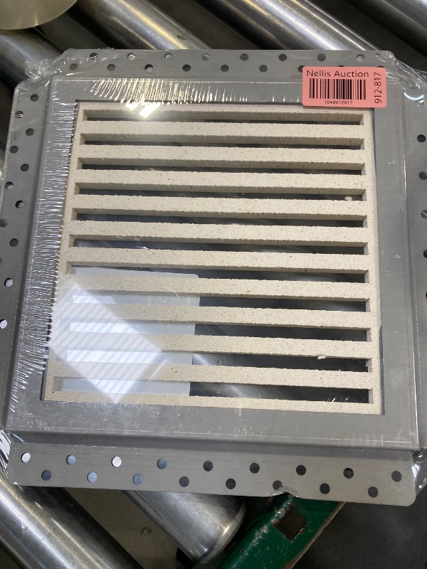 Photo 1 of LUXAIRY VENTS SilhouEase SE10 Magnetic Exhaust Fan Cover & Removable Air Return Vent, Mold Moisture & Water Resistant, Discreet Flush Mount, for Ceilings & Walls (10" x 10")