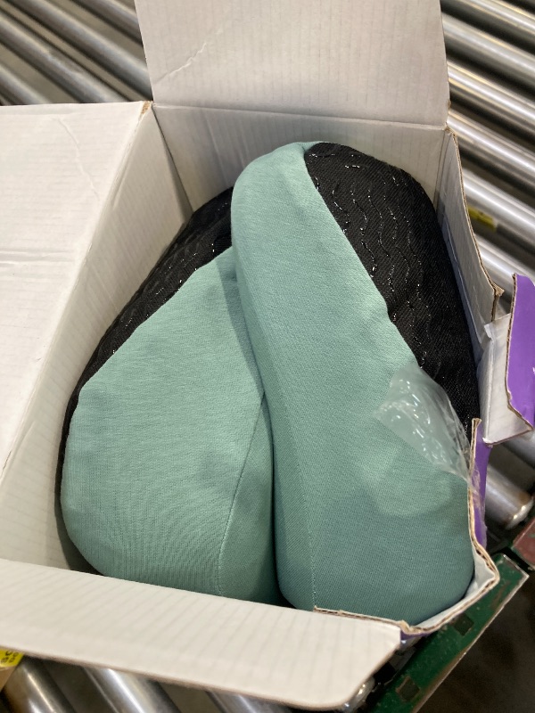 Photo 1 of C CUSHION LAB Patented Pressure Relief Seat Cushion for Long Sitting Hours on Office/Home Chair, Car, Wheelchair - Extra-Dense Memory Foam for Hip, Tailbone, Coccyx, Sciatica - Wellness Green