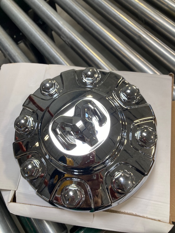 Photo 1 of Fanchants 8.5 inches Chrome Hub Caps 1 pc Compatible with 2019-2024 Dodge Ram 2500 3500 SRW Pickup, Wheel Center Caps, Center Caps for Rims, 6PG02TRMAB, 6PG02TRMAC, 86636893AA?68636895AA, 6PG02SZ0AB/C