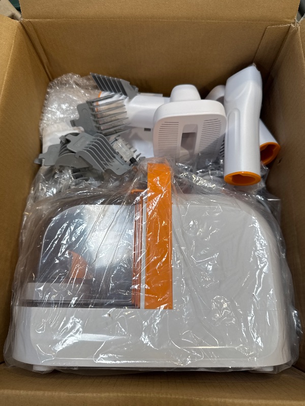 Photo 1 of ubrobo Dog Grooming Vacuum, Dog Grooming Kit with Pet Clippers, 12,000Pa Pet Hair Grooming Vacuum for Dogs, Vacuum Brush for Shedding Grooming, Low Noise Home Cleaning Tool in 1, PG10