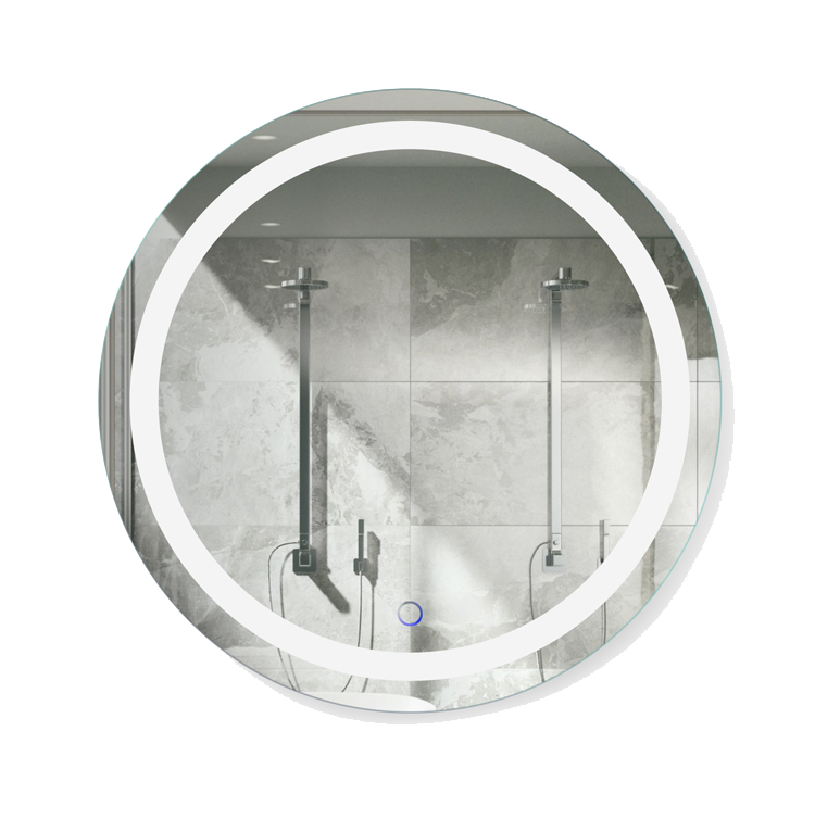 Photo 1 of 30 in. Round LED Bathroom Mirror