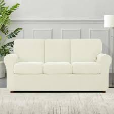 Photo 1 of 7 Piece Stretch IVORY Seat Cover 