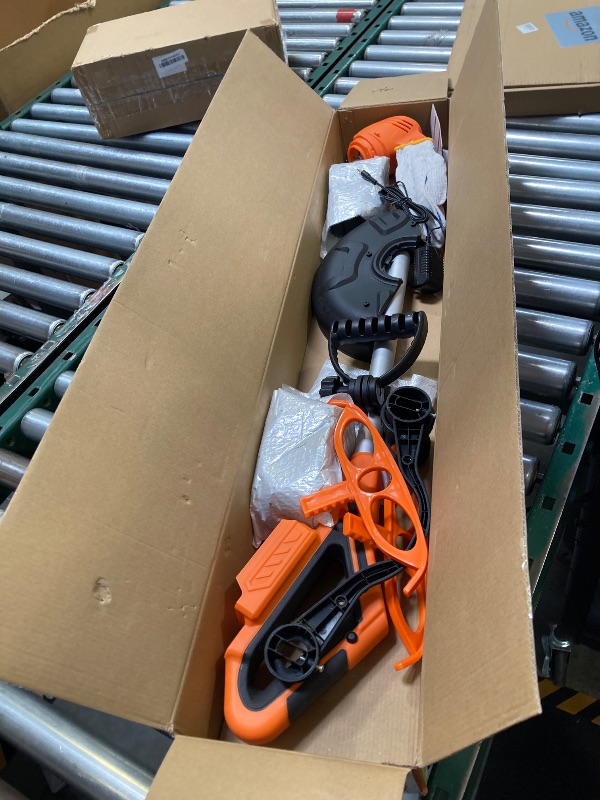Photo 1 of Electric  Wacker Cordless, 21V Weed Eater Battery Powered with 2X 2.0 Ah Battery, 2 in 1 Lawn Edger, String Trimmer for Yard Garden Lawn Bush Trimming