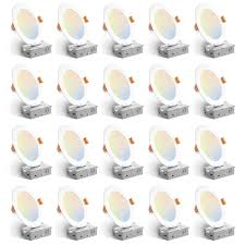 Photo 1 of Amico LED Recessed Ceiling Light 6 Inch 20 PACK 