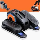 Photo 1 of Under Desk Elliptical Machine - Electric, Quiet & Fully Assembled for Seniors. Portable Seated Leg Exerciser with Remote Control. ESL Pedal Trainer