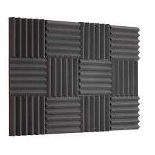 Photo 1 of Acoustic Foam Sound Absorption Panels - Black 