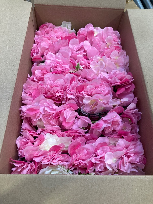 Photo 1 of Flower Wall Panel Floral Backdrop 6 pcs 