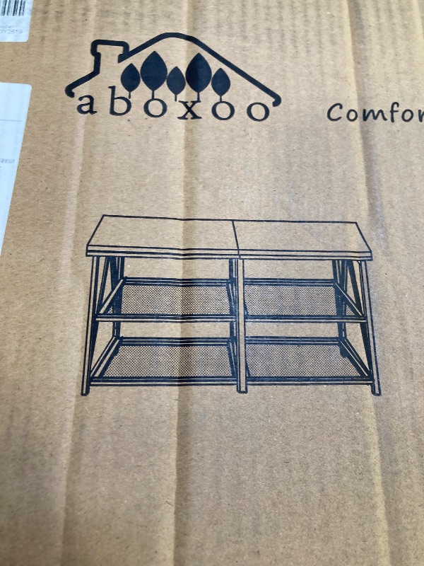 Photo 1 of ABOXOO 70" Black TV Stand 