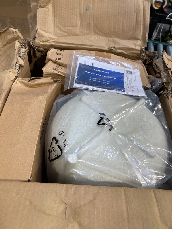 Photo 1 of AQUASTRONG Sand Filter Pump for Above Ground Pool with Timer, 1/2 HP Pool Pump Max 2500 GPH for Pools up to 9000GAL, 12in Pool Sand Filter with 6-Way Valve, Improved Circulation for Crystal-Clear Pool