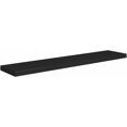 Photo 1 of 5' Floating Wall Shelf Black