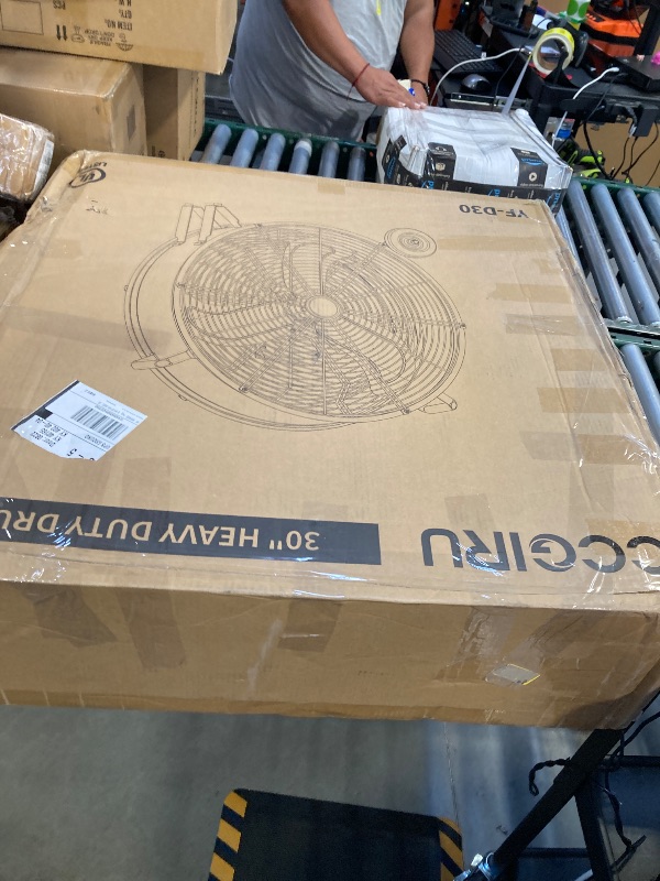 Photo 1 of 30" High Velocity Industrial Drum Fan Industrial Shop Fan